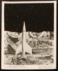 3d501 DESTINATION MOON 8 8x10 stills '50 Robert A. Heinlein, great images of astronauts in space!