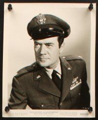 3d468 FRANK LOVEJOY 9 8x10 stills '50s great portraits of the star, mostly in military WWII roles!