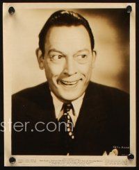3d929 FRED ALLEN 2 8x10 stills '45 cool close portraits in suit and tie, one from It's In The Bag!
