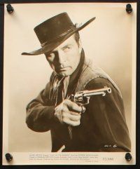 3d508 GEORGE MONTGOMERY 8 8x10 stills '50s great images from a variety of cowboy western roles!