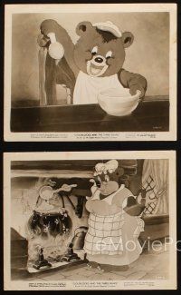 3d762 GOLDILOCKS & THE THREE BEARS 4 8x10 stills R47 cool animation images from the fable!