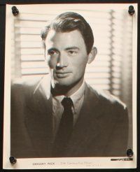 3d511 GREGORY PECK 8 8x10 stills '40s-50s great portraits of the actor in a variety of roles!