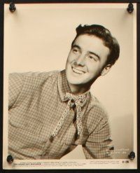 3d631 JEROME COURTLAND 6 8x10 stills '40s-50s great portraits of the star in a variety of roles!