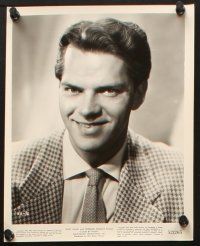 3d701 KEITH ANDES 5 8x10 stills '50s portraits from Blackbeard The Pirate, Clash by Night, more!