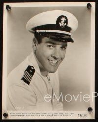 3d856 KEVIN MCCARTHY 3 8x10.25 stills '55 close up portraits in uniform from Annapolis Story!