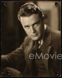 3d956 LEW AYRES 2 8x10 stills '30s close up seated portraits of the actor wearing suit & tie!
