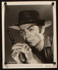 3d524 MARK STEVENS 8 8x10 stills '40s-50s cool close up portraits, western, police, 1 in color!
