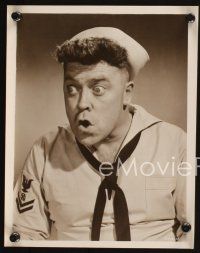 3d780 MICKEY SHAUGHNESSY 4 8x10 stills '50s close portraits in Navy uniform, cowboy westerns!
