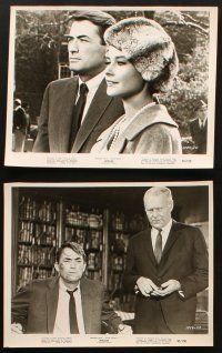 3d646 MIRAGE 6 8x10 stills '65 Edward Dmytryk directed, Gregory Peck, pretty Diane Baker!