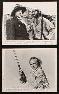 3d443 MISSOURI BREAKS 11 8x10 stills '76 cool images of Marlon Brando & Jack Nicholson!