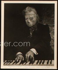 3d976 PHANTOM OF THE OPERA 2 8x10 stills '62 great images of Herbert Lom in mask at pipe organ!