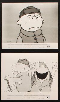 3d537 RACE FOR YOUR LIFE CHARLIE BROWN 8 8x10 stills '77 Charles M. Schulz, Lucy, Linus, Schroeder!