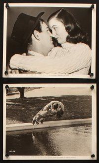 3d653 RUNAROUND 6 8x10 stills '46 great candid images of Raines, Rod Cameron, Emmett Vogan!