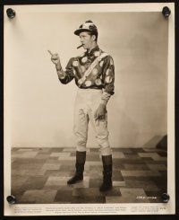 3d799 STANLEY CLEMENTS 4 8x10 stills '40s cool horse racing jockey images from Salty O'Rourke, more!