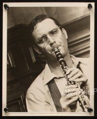 3d889 STEVE ALLEN 3 8x10 stills '50s w/ clarinet from Benny Goodman Story, The Big Circus!