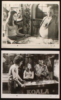 3d806 TILT 4 8x10 stills '79 cool images of young Brooke Shields and Charles Durning, pinball!