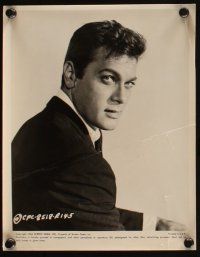 3d721 TONY CURTIS 5 8x10 stills '50s-60s great portraits from The All American, Purple Mask, more!