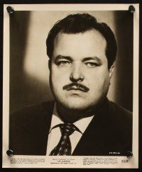 3d809 WILLIAM CONRAD 4 8x10 stills '40s-50s images of the actor in Cry Danger, Johnny Concho, more!