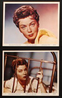 3d580 FLAME & THE FLESH 7 color 8x10 stills '54 sexy bad girl Lana Turner, Pier Angeli, Colleano!