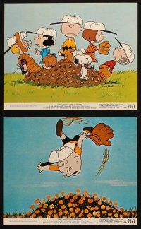 3d820 BOY NAMED CHARLIE BROWN 3 8x10 mini LCs '70 baseball, Snoopy & Peanuts gang, Charles Schulz!