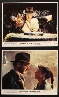 3d538 RAIDERS OF THE LOST ARK 8 8x10 mini LCs '81 George Lucas, Steven Spielberg, Harrison Ford