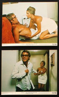 3d672 WHAT'S UP DOC 6 8x10 mini LCs '72 cool images, with naked Barbra Streisand in towel, O'Neal!