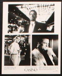 3d338 CASINO presskit w/ 5 stills '95 Martin Scorsese, Robert De Niro & Sharon Stone, Joe Pesci