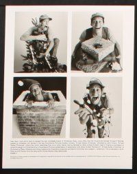 3d345 ERNEST SAVES CHRISTMAS presskit w/ 5 stills '88 wacky images of Jim Varney,John Cherry candids