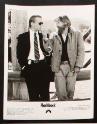 3d347 FLASHBACK presskit w/ 5 stills '90 hippie Dennis Hopper & uptight Kiefer Sutherland!