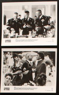 3d065 GARDENS OF STONE presskit w/ 13 stills '87 James Caan, Anjelica Huston, James Earl Jones!