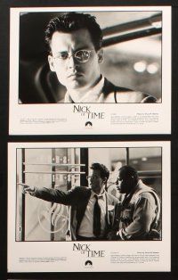 3d305 NICK OF TIME presskit w/ 6 stills '95 cool images of Johnny Depp, Christopher Walken!