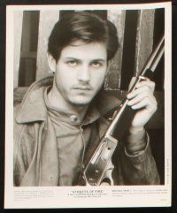 3d185 STREETS OF FIRE presskit w/ 9 stills '84 Michael Pare, Diane Lane, directed by Walter Hill!