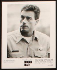 3d321 SUDDEN DEATH presskit w/ 6 stills '95 Jean-Claude Van Damme, Powers Boothe!