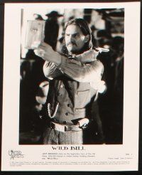3d098 WILD BILL presskit w/ 12 stills '95 Ellen Barkin, cool image of Jeff Bridges in title role!
