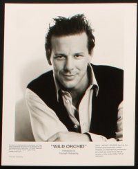 3d327 WILD ORCHID presskit w/ 6 stills '90 great images of Mickey Rourke & Jacqueline Bisset!