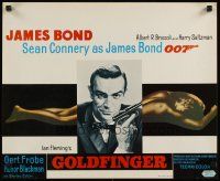 3e675 GOLDFINGER Belgian R70s great image of Sean Connery as James Bond 007 w/golden girl!