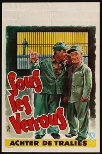 3e720 PARDON US Belgian R50s convicts Stan Laurel & Oliver Hardy classic!
