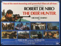 3e354 DEER HUNTER British quad '78 directed by Michael Cimino, Robert De Niro, Christopher Walken