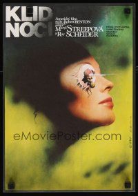 3e159 STILL OF THE NIGHT Czech 11x16 '82 Roy Scheider, Meryl Streep, bizarre Vlach art!