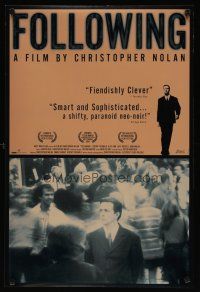 3e320 FOLLOWING English double crown '99 directed by Christopher Nolan, Jeremy Theobald!