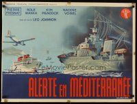 3e267 S.O.S. MEDITERRANEAN French 23x32 '38 Leon Joannon's Alerte en Mediterranee, French Navy!