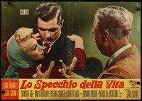 3e120 IMITATION OF LIFE Italian photobusta '59 sexy Lana Turner, John Gavin, Fannie Hurst novel!