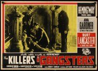 3e109 KILLERS set of 2 Italian med pbustas R57 Burt Lancaster & sexy Ava Gardner, Hemingway!