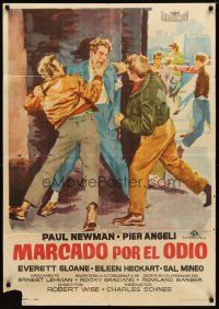 3e038 SOMEBODY UP THERE LIKES ME Spanish '61 Paul Newman as boxing champion Rocky Graziano!