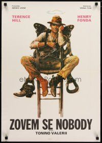 3e208 MY NAME IS NOBODY Yugoslavian '73 Il Mio nome e Nessuno, art of wacky cowboy Terence Hill!