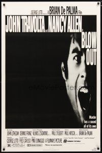 3f109 BLOW OUT 1sh '81 John Travolta & Nancy Allen, directed by Brian De Palma!