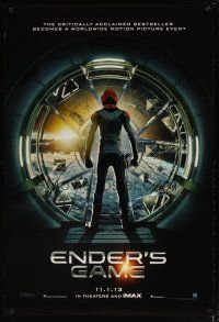 3f224 ENDER'S GAME teaser DS 1sh '13 Harrison Ford, Asa Butterfield in the title role!