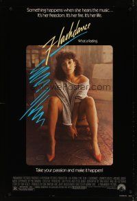 3f258 FLASHDANCE 1sh '83 sexy dancer Jennifer Beals, take your passion and make it happen!