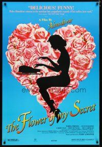 3f261 FLOWER OF MY SECRET 1sh '96 La Flor de mi secreto, Pedro Almodovar, sexy silhouette artwork!