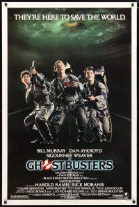 3f284 GHOSTBUSTERS 1sh '84 Bill Murray, Aykroyd & Harold Ramis here to save the world!